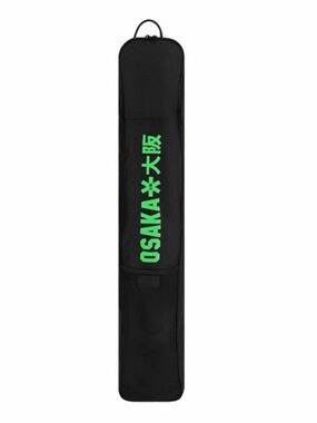 NIB OSAKA Black Field Hockey Bag with Neon Green Logo New Athletic Sports